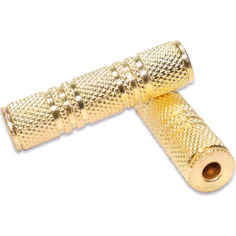 Vergoldeter 3,5-mm-Klinkenstecker (Buchse auf Buchse), Kopfhörerkabelanschluss, 3,5-mm-Klinkenverlängerung (1/4)