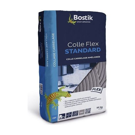 Pegamento para azulejos estándar interior/exterior 25 kg - Bostik