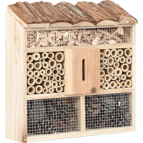 Insektenhotel 30x10x30 cm Tannenholz
