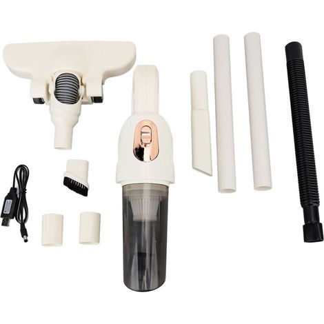 Aspirateur balai sans fil, aspiration puissante à main, brosse rotative à 270 °, filtre lavable 10 000 PA, aspirateur domestique et de voiture pour armoire à clavier (1/5)