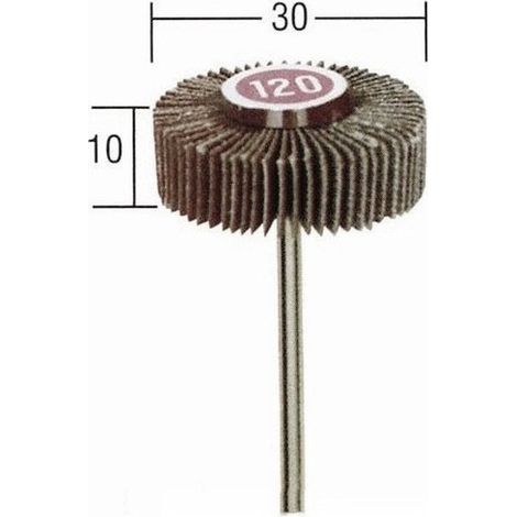 Ruote lamellari in ossido di alluminio G.120, 30x10 - PROXXON - 28985