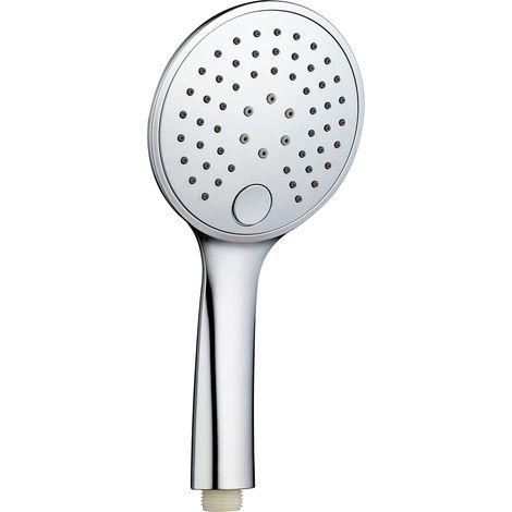 Doccetta anticalcare 3 getti con selettore a pulsante cromo