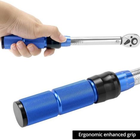 – Clé dynamométrique 1/4 pouce 15 PCS – Couple 2-24N.m – Embouts à dégagement rapide – Poignée ergonomique pour usage intensi (1/4)