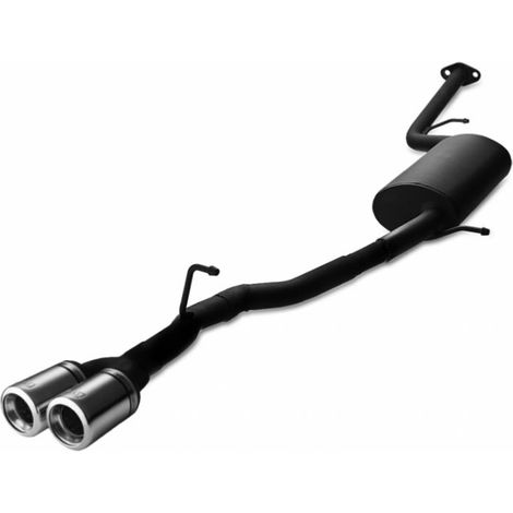 Silencieux Echappement Ulter Toyota IQ 2009 a 2014 2x80mm-36918859