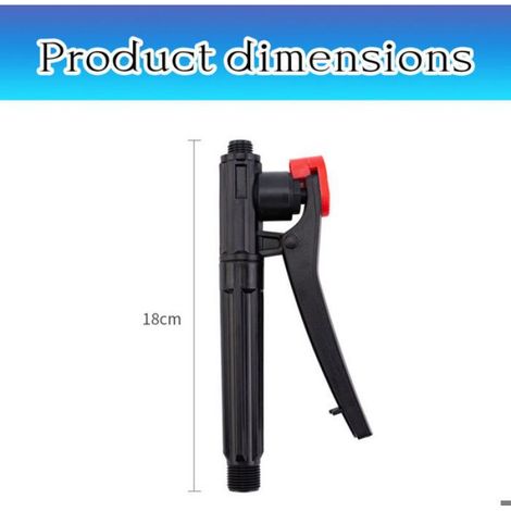 Poignée Pulvérisateur - Compatible Tuyau Arrosage - Pour Désherbage Arrosage Irrigation Extérieure - Lot de 2 (1/5)
