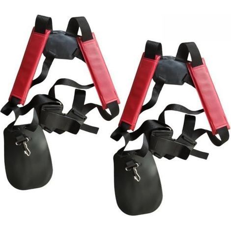 Brush Cutter Harness - 2-Piece Set - Adjustable Straps - Ergonomic Design for Effortless Work (1/4)