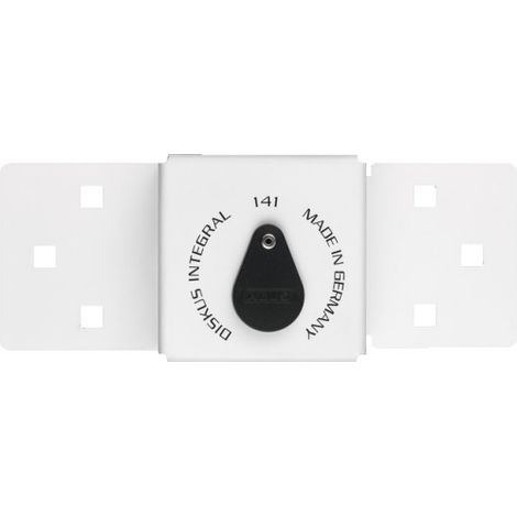 Porte-cadenas - sécurité véhicule utilitaires - 141/200 + cadenas 23/70 - blanc - ABUS (1/5)
