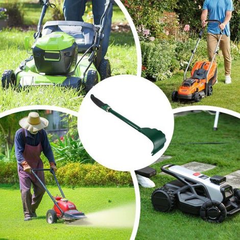 Outil nettoyage tondeuse - Grattoir acier réduction entretien pour jardin Aucuneary (1/5)