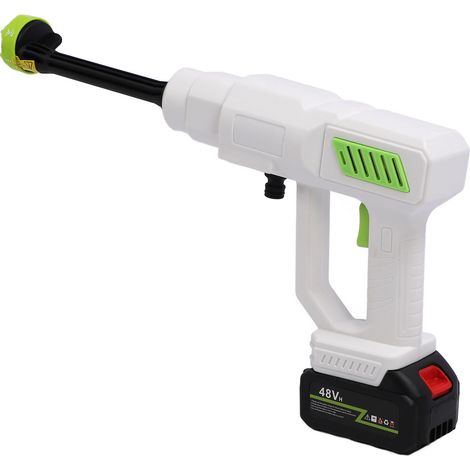 Nettoyeur haute pression sans fil 48 V, 9-30 bars, alimenté par batterie, pour voiture, usage extérieur et domestique, prise UE 110-240 V (1/5)