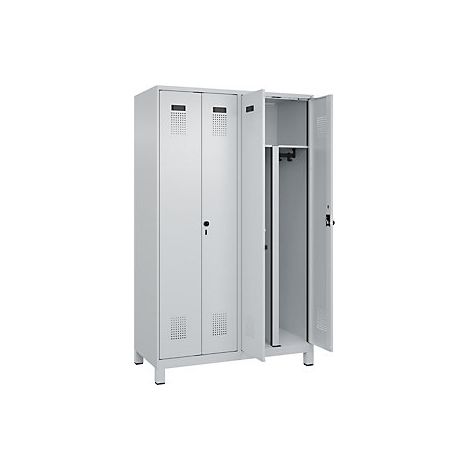 kaiserkraft Armadietto sporco/pulito Evolo PLUS 2 scomparti (1/3)