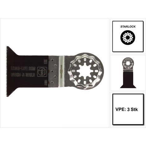 Fein 3x E-Cut Long-Life lama seghetto Starlock 50 mm - 63502221220