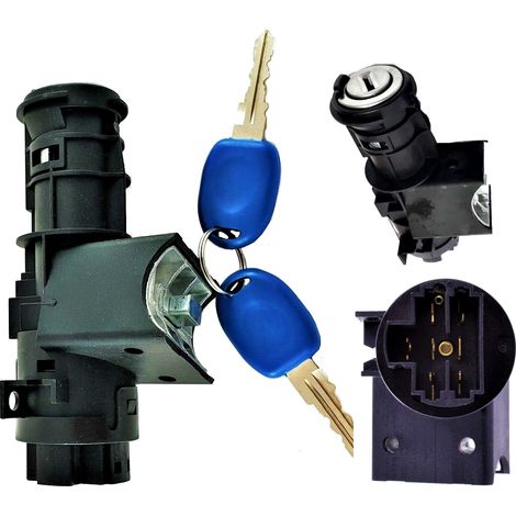 Blocchetto accensione Doblo Albea Idea Marea Multipla Panda Palio Punto Seicento Siena Strada Bravo Brava Alfa Romero 147 156 GT 1999 - Spille sottili - 3017Z-06 (1/5)
