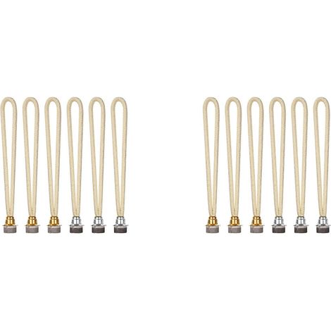 Lot de 12 mèches catalytiques de rechange pour lampes à huile, contrôle d'air catalytique, brûleur catalytique. (1/5)
