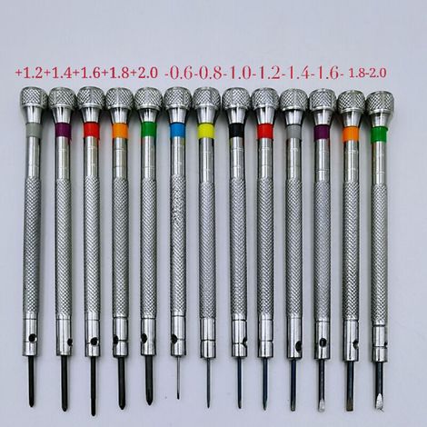 13-teiliges Präzisionsschraubendreher-Set, Uhrenreparatur-Schraubendreher, Uhrenreparatur-Werkzeuge - Crezuo