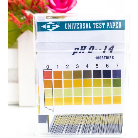 Papier pH 0-14, 100 Bandelettes de Test Précises pour Mesure Rapide Acide Alcali (1/5)