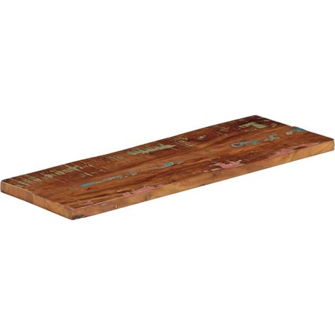 Maison Exclusive - Tischplatte 80x30x3,8 cm Rechteckig Altholz Ma (1/5)