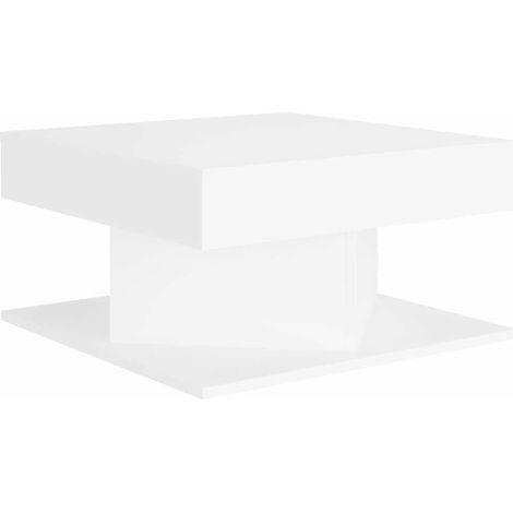 Maison Exclusive - Mesa de centro madera contrachapada blanco 57x (1/5)