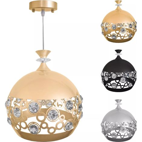Lampadario ARABESQUE moderno a sospensione con singolo globo oro opaco