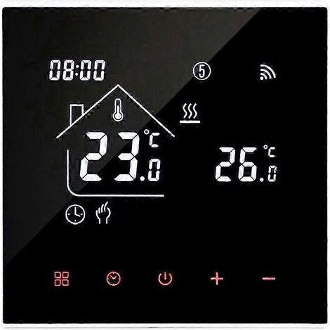 Thermostat chauffant Tuya 16A, contrôleur de température intelligent WiFi, thermostat de chauffage d'eau avec télécommande pour la maison AWHBYV (1/4)