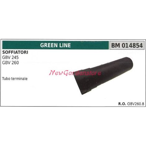 Tubo terminale soffiatore GBV 245 260 GREENLINE 014854