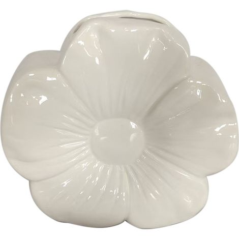 Vase Fleur en porcelaine blanche