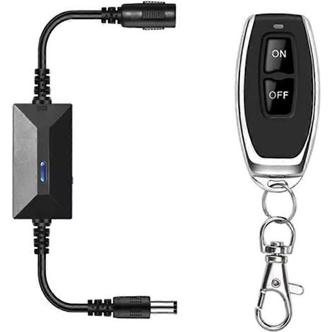 Drahtloser Ein-/Ausschalter 5-24V DC 433MHz, kompatibel mit Leselampen, LED-Streifen und Ventilatoren. (1/5)