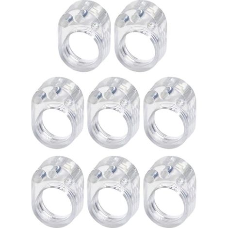 Butées de poignée de porte transparentes (lot de 8) (1/4)