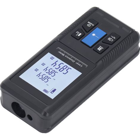 Télémètre numérique portable 100 m, écran rétroéclairé, plusieurs modes, 4 unités, IP54 (1/5)