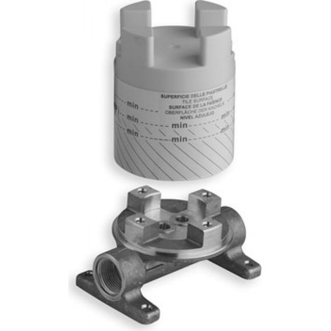 Mécanisme mitigeur pour bain/douche monocolonne et lavabo sur pied - Cristina Ondyna PD29000 (1/2)