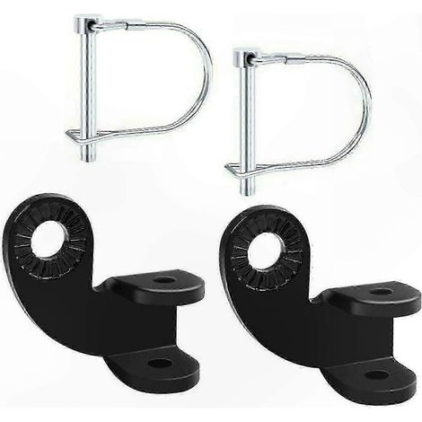 Adaptateur d'attelage pour remorque vélo - Lot de 2, fixation universelle compatible carrioles cyclistes (1/5)