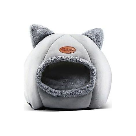 Lit pour chat Deep Sleep Comfort en hiver, petit tapis, panier, niche pour petit chien, tente pour animaux de compagnie, nid douillet, lit d'intérieur pour chat, 36 x 36 x 38 cm (1/4)