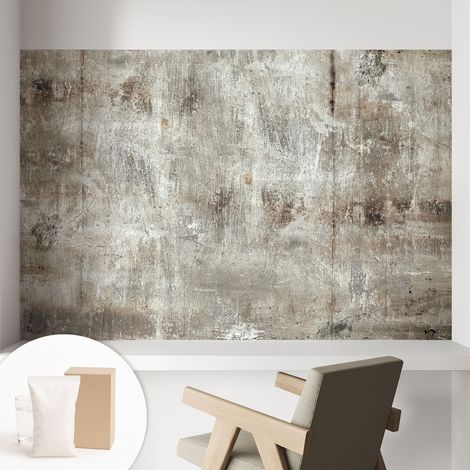Papier peint intissé mural avec imprimé motifs uniques apparence moderne - Colle incluse gratuite Surface industrielle 104x70 cm (1/5)