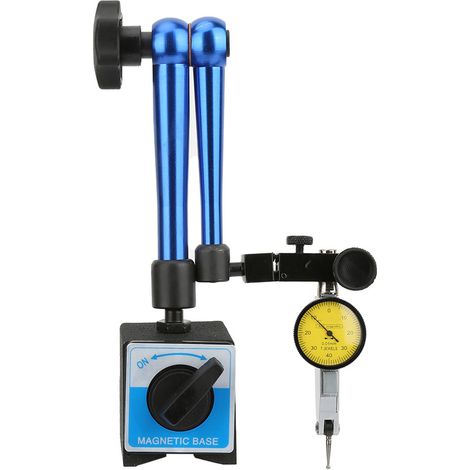 Support magnétique flexible avec comparateur à cadran bleu (1/5)