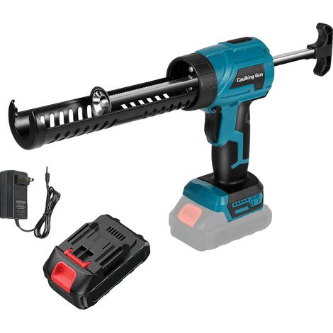 Pistolet à calfeutrer, Design sans fil, Contrôle de vitesse réglable, 1 Batterie (1/2)