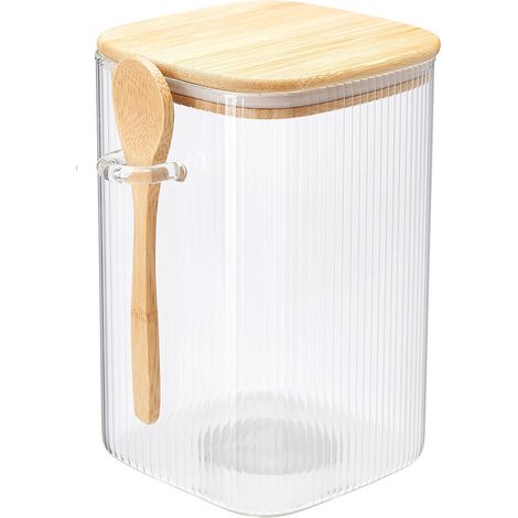Récipient en verre pour produits en vrac avec couvercle et joint, 1,15 l