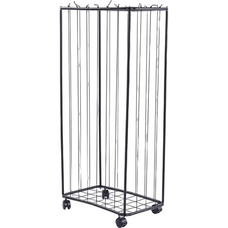 Portoir de rangement pour ballons de sport en acier au carbone pour garage – Chariot roulant de grande capacité avec roues pour ballons de basket-ball et de football (1/5)