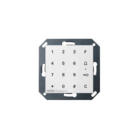 Gira Keyless In Tastiera a codice System 55 Bianco puro [260503], 2605 03