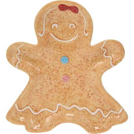 Servierplatte COOKIE, Lebkuchenfigur, 22 x 19 cm