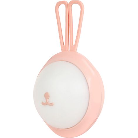 Ortviai Veilleuse LED Rechargeable à Toucher, 3 Niveaux de Luminosité, Rose, Design Compact et Élégant (1/5)
