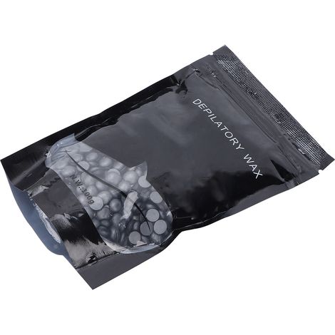 Cire dépilatoire en perles pour homme et femme, pour le visage, les bras, le dos et les jambes (100 g), noir rétro (1/5)