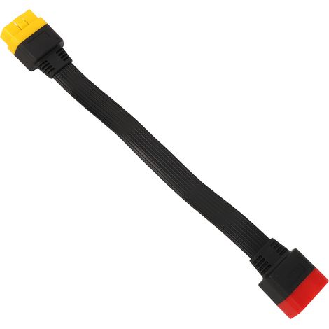Câble extension OBD2 OBDII TPU mâle vers femelle adaptateur connecteur diagnostic pour outil X431, rallonge robuste et flexible, accessoire auto, 1 pièce (1/5)