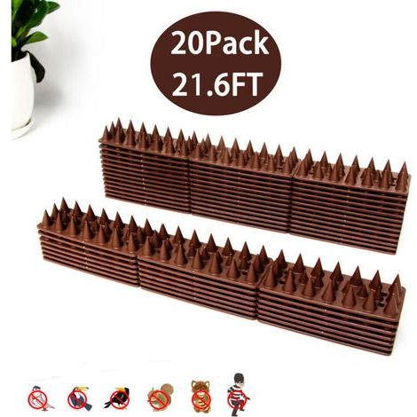 6-meter Anti-Pigeon Spike – Plastic Bird Repellent – 20 Pieces – Easy Installation on Balconies and Window Sills – Cat-3 (1/5)