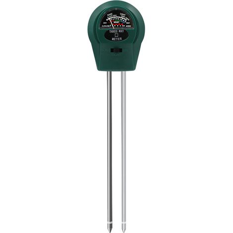 ST-01 3-in-1 Bodentester: Messung von Licht, pH-Wert und Bodenqualität, ideal für Gartenarbeit und Pflanzen. (1/5)