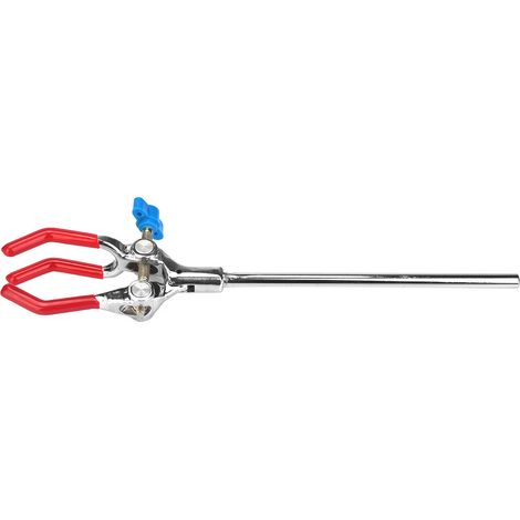 Équipement de laboratoire, pince chimique à trois mâchoires, support de cornue en alliage de zinc, porte-condensateur (grand) (1/5)