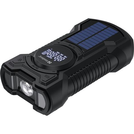 Radio da campeggio solare Sandberg All-in-1, dinamo da 5000 mAh, modello 421-03 (1/3)