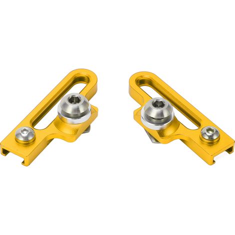 2 Pièces Adaptateur Frein Vélo Route en Alliage d'Aluminium, Prolongateur C-Clamp pour Patins de Frein (1/5)