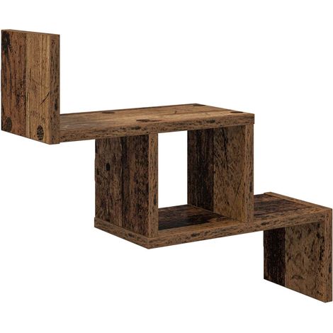 Wall Shelf Old Wood 48 x 15 x 42 cm Engineered Wood vidaXL (1/5)