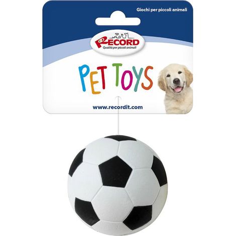 Gioco per cani in gomma spugnosa sport colori assortiti 5,7 cm