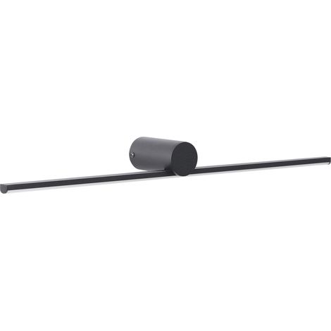 Lámpara LED para cuadros y espejos de metal horizontal moderno negro Gabas