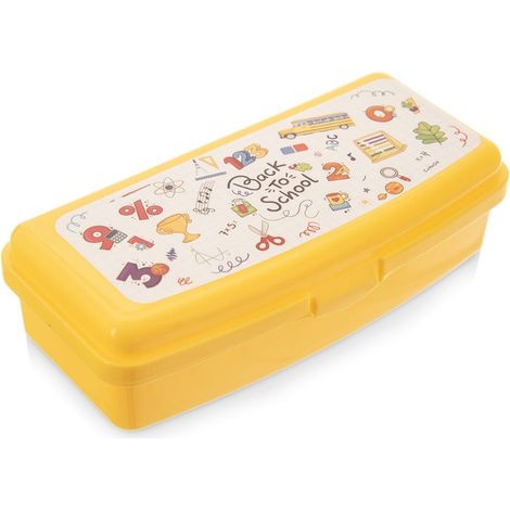 Recipiente amarillo para desayuno de 500 ml (1/5)